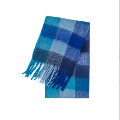 Charlie Plaid Warm Fuzzy Scarf