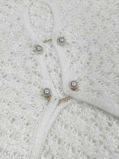 Boho Breeze Long Crochet Beach Cover Up Dress