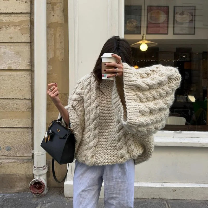Fireside Cable Knit Sweater