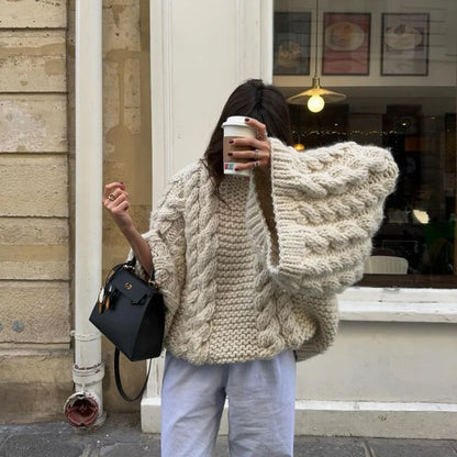 Fireside Cable Knit Sweater