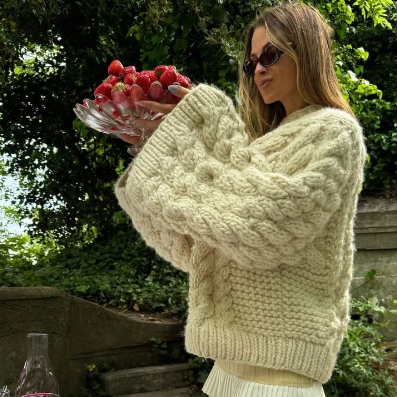 Fireside Cable Knit Sweater