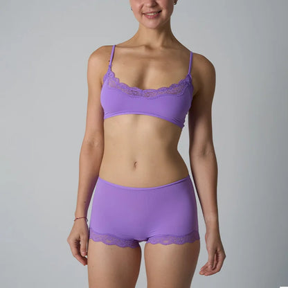 Isla Lace Lounge Set – Bralette & Boyshort Duo