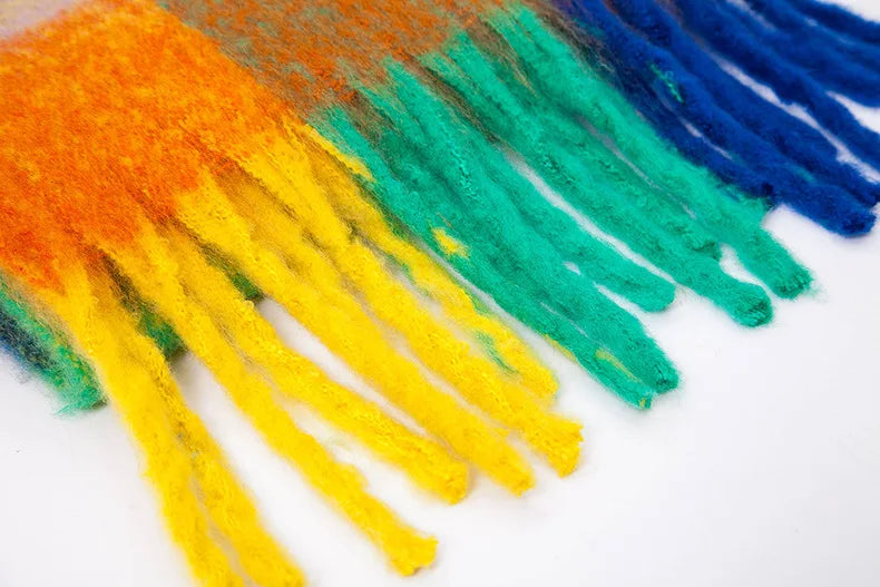 Charlie Plaid Warm Fuzzy Scarf