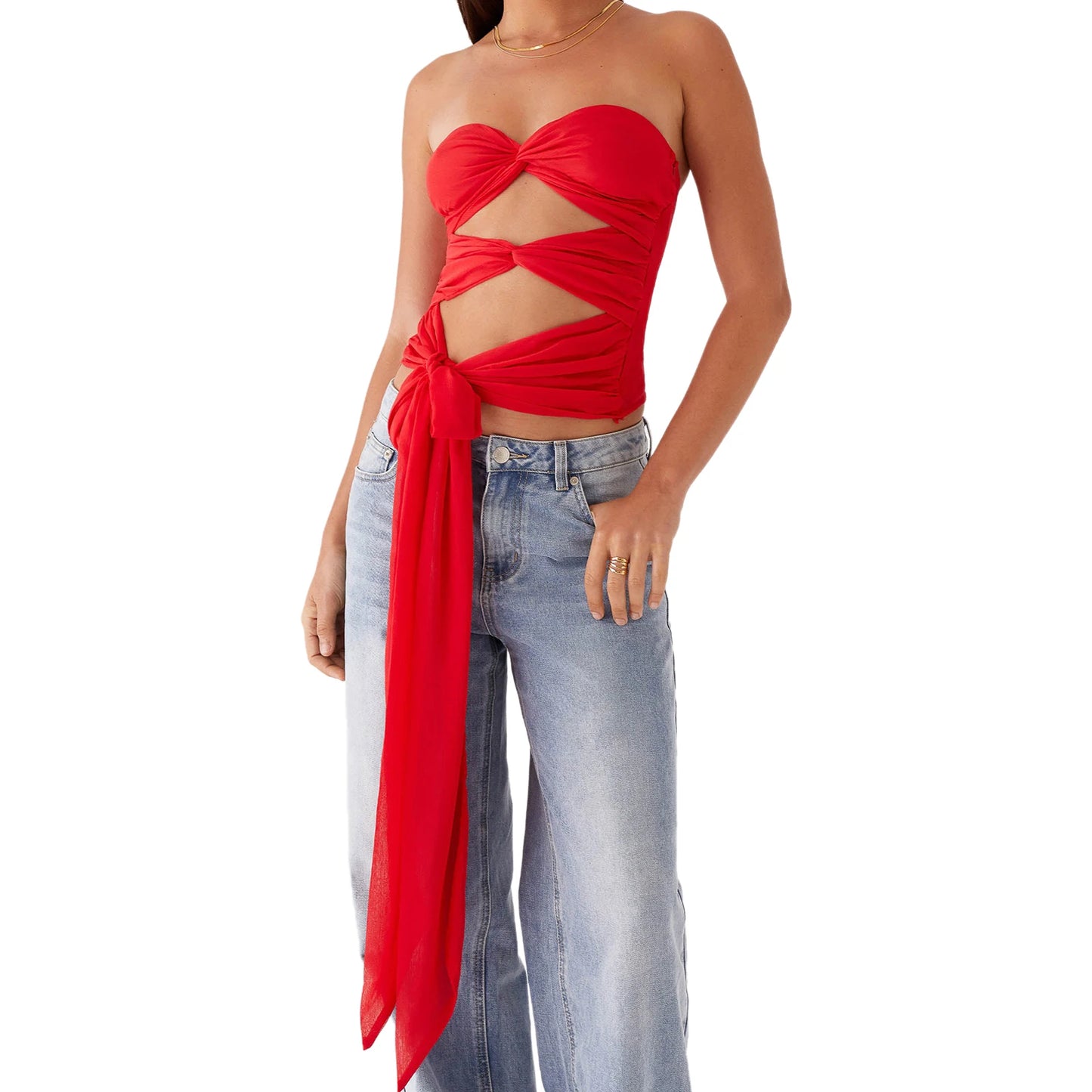 Twist of Fate Top- white