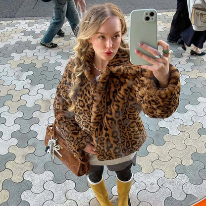 Winter Whisper Fur Coat- pink